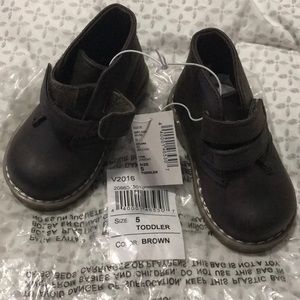 Brown Toddler Hiking Boots (synthetic)